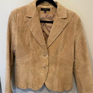 Beige Suede Jacket